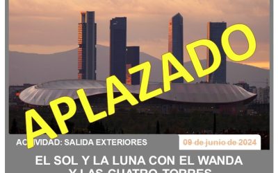 Aplazamos la salida para hacer el sol y la luna alineados con el Wanda y las 4 Torres