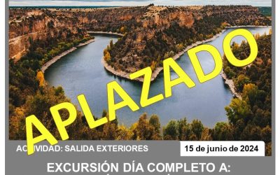 Aplazamos la salida a las Hoces del Duratón