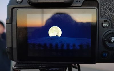 Salida para Luna en la Bola del Mundo